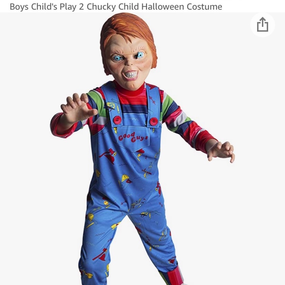 Boys Size LG Chucky/Child’s Play costume with wig included! (Mask not included)